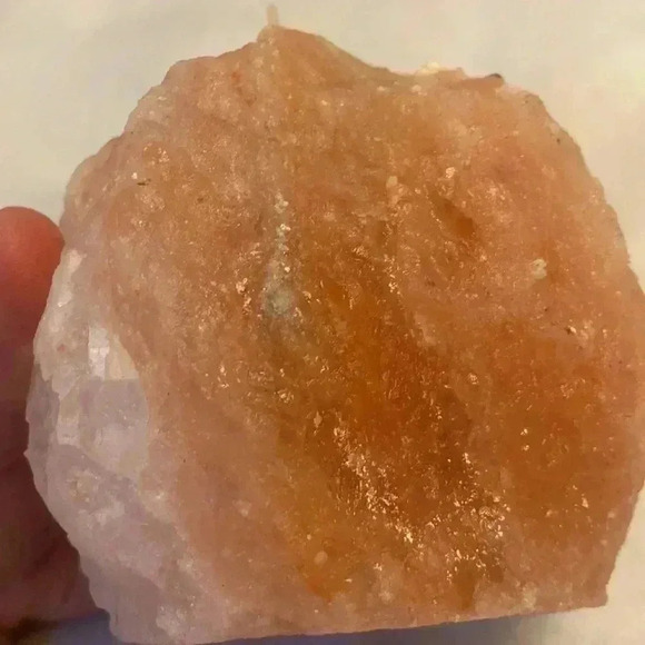 Natural Himalayan pink salt candle 🕯 holder - Picture 3 of 3